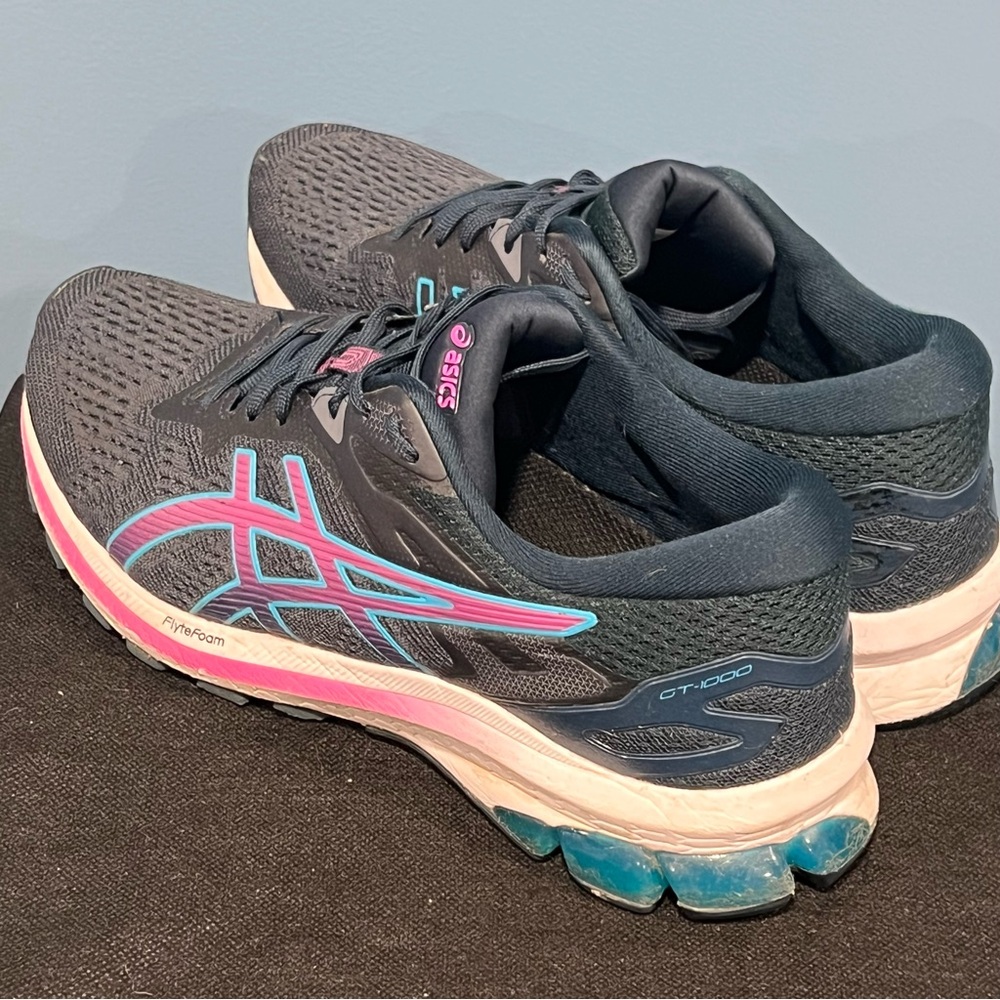Women’s Asics GT 1000 Athletic Running Shoes Sneakers Women's Size 9 Purple Blue - Picture 6 of 8